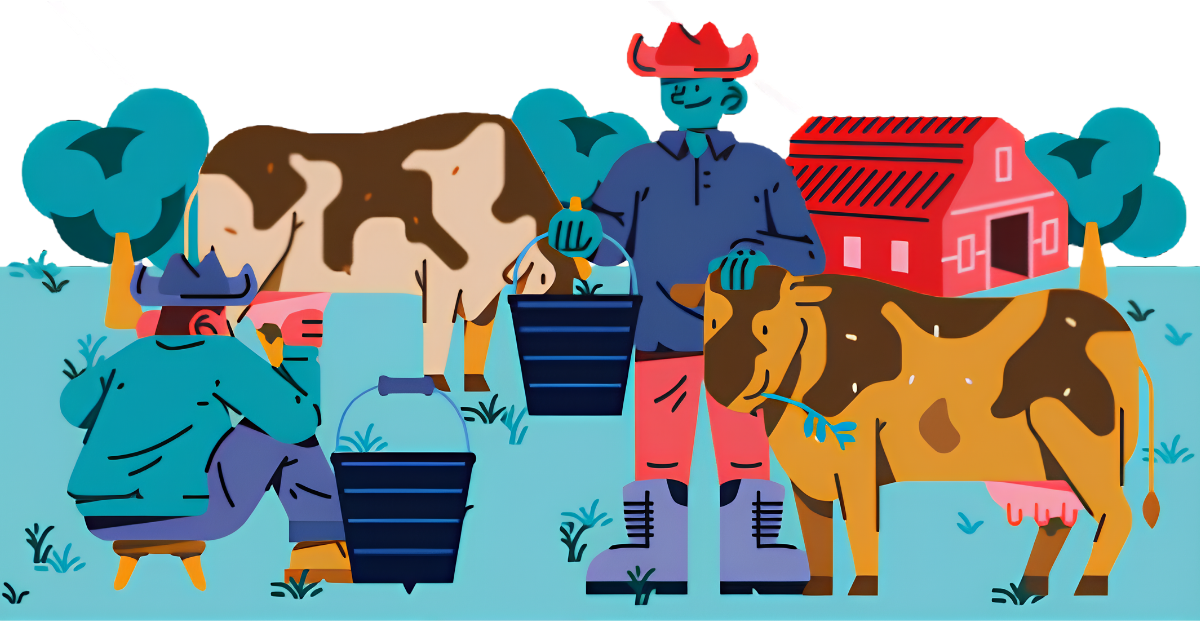 Sweet Sundae Farm Illustration